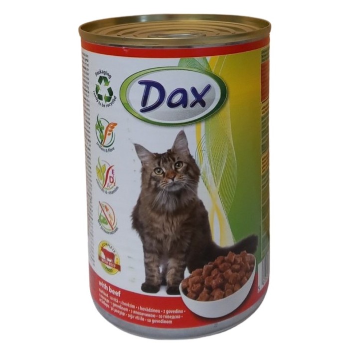 Poškozená Dax 415g With Beef cat
