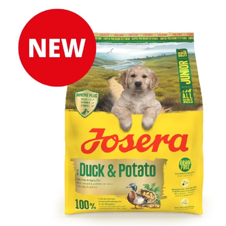 Josera 12,5kg * A/S Junior with Duck & Potato dog