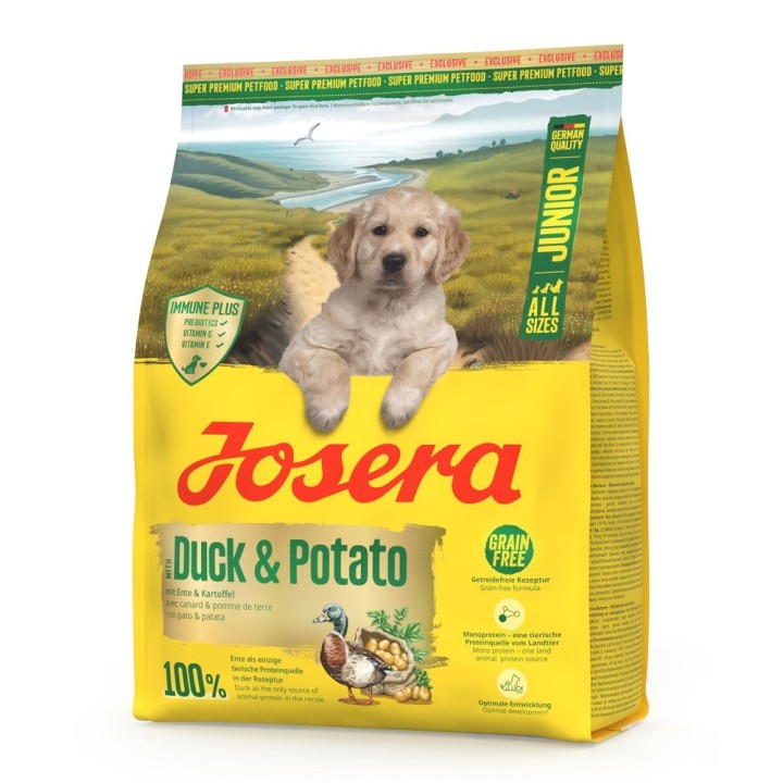 Josera  3kg* A/S Junior with Duck & Potato dog