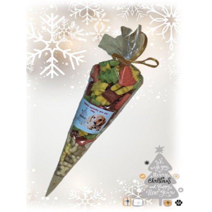 Dárek-kornout pamlsky pro psy 280g sušenky