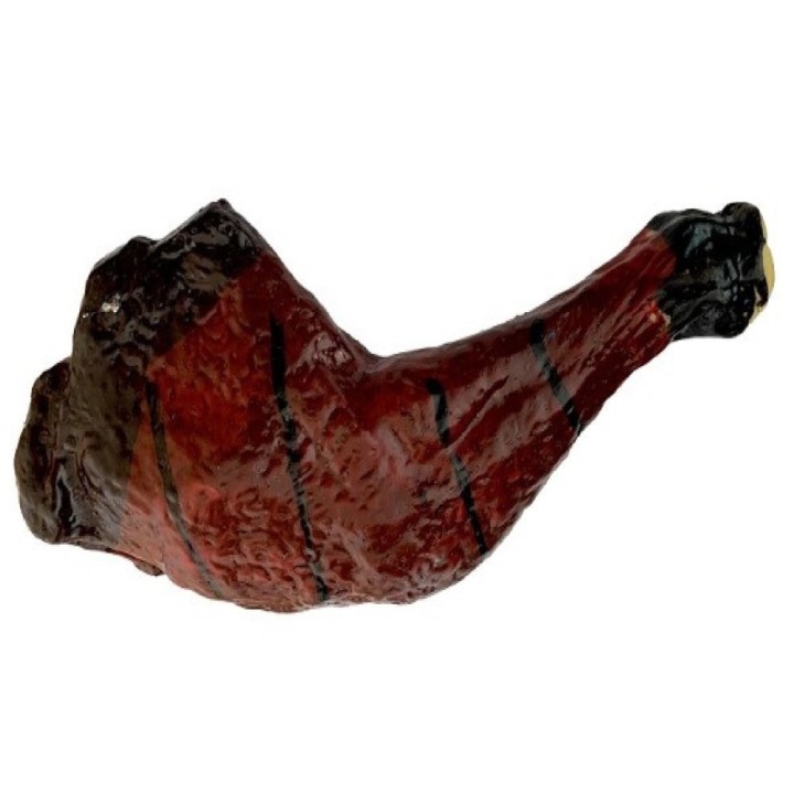 Poškozená Tatrapet hračka pečené stehno vinyl 19cm