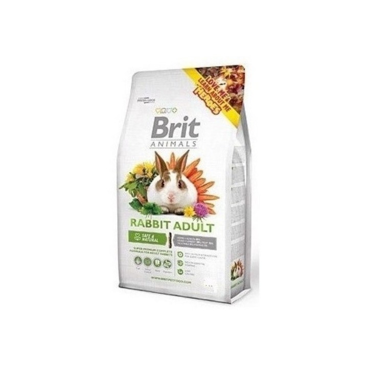 Brit animals 300g králík adult complete