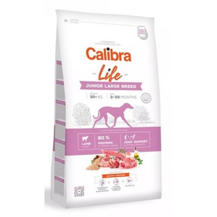 Calibra 12kg Life Junior Large Breed Lamb dog