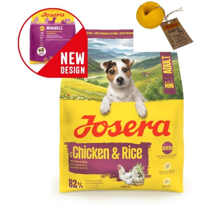 Josera  3kg  Mini Adult with Chicken & Rice dog (092489_Z A)