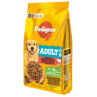 Poškozené Pedigree 11,5kg Adult hovězí+zelenina dog