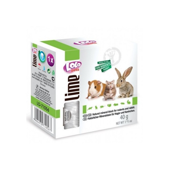 Lolo-min.kámen pro hlodavce přírodní 1ks/40g