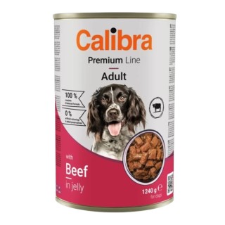 Calibra 1240g Premium with Beef dog AKCE