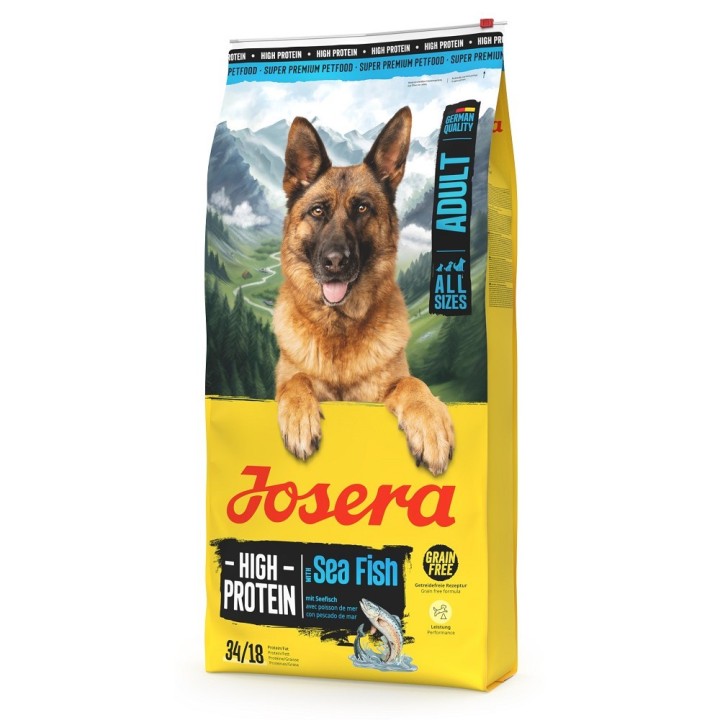 Josera 12,5kg  A/S High Protein Adult with Sea Fish dog