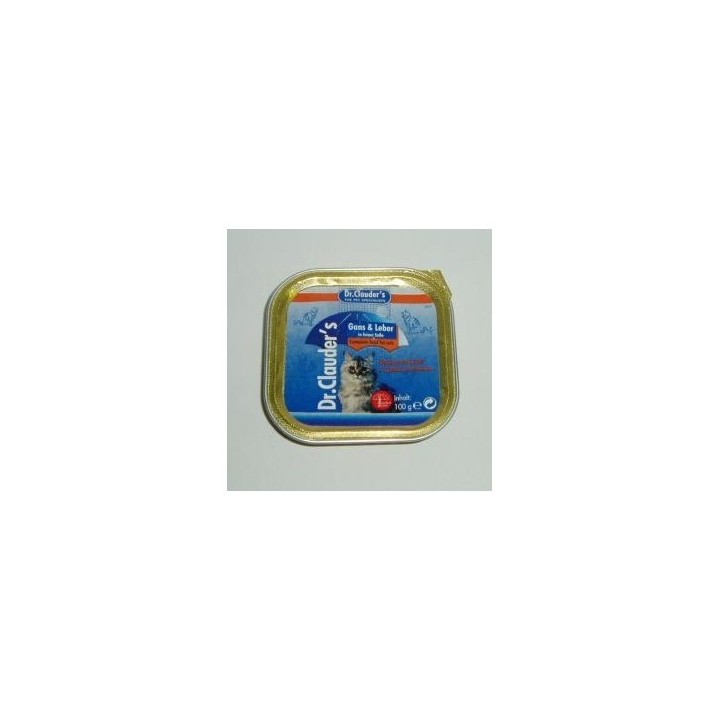 Dr.Clauder´s Gans & Leber (husí s játry) 100g cat