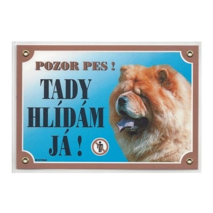 Cedulka čau-čau AKCE