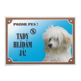 Cedulka čínský chocholatý pes AKCE