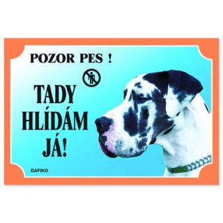 Cedulka doga harlequin AKCE