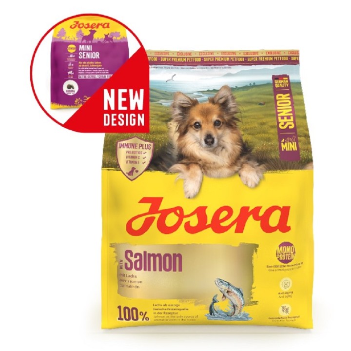Josera 900g* Mini Senior with Salmon dog (013639_Z A)
