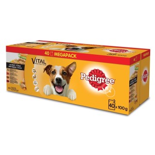 Pedigree 100gx40ks kapsička adult - krabice ve šťávě dog AKCE