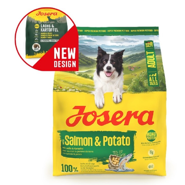 Josera 900g  A/S Adult with Salmon & Potato dog