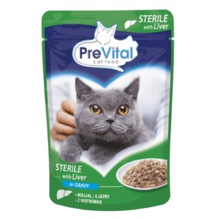 PreVital 100g kapsa sterile játra v omáčce cat/karton