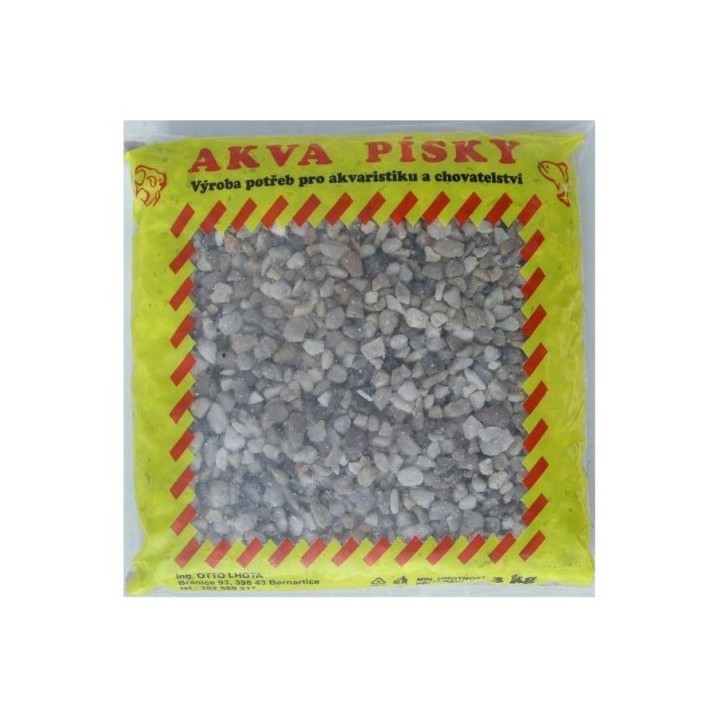 Akvarijní štěrk č.13 Lhota 3kg mix /1ks