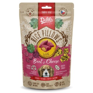 Dafiko 80g Rice Pillows Beet/Cheese dog
