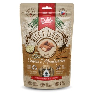 Dafiko 80g Rice Pillows Onion/Mealworm dog