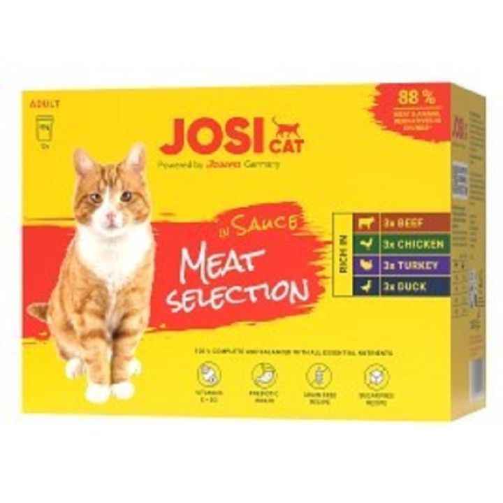 Josicat kapsička 12x85g Multipack Sauce Meat
