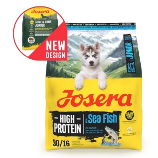 Josera 900g  A/S High Protein Junior with Sea Fish dog