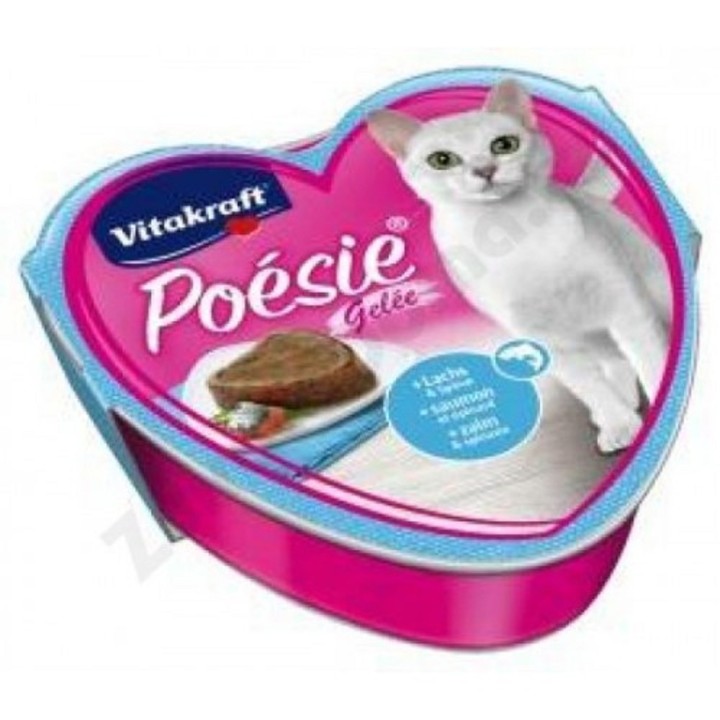 Vitakraft Poésie želé losos+špenát 85g