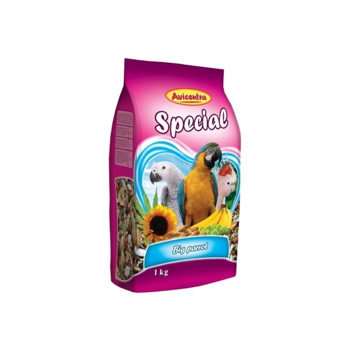 Avicentra papoušek velký  1000g speciál/5ks