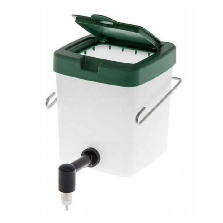 Závěsná automatická napáječka - 0,5l, pro králíky bílá