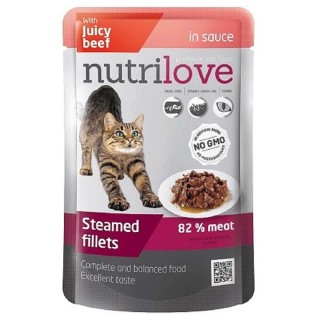 Nutrilove 85g kapsička, šťáva hovězí/28ks