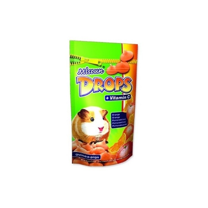 Mlsoun Drops Vitamín C Orange 75g hlodavec