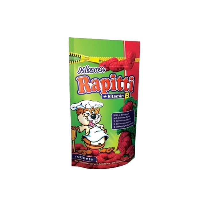 Mlsoun Rapitti Vitamín B 50g hlodavec