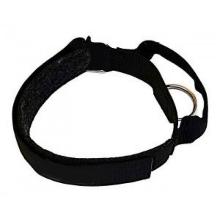 Obojek popruh podšitý 4/55cm s úchytem AKCE