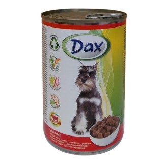 Dax 415g with beef dog / karton AKCE
