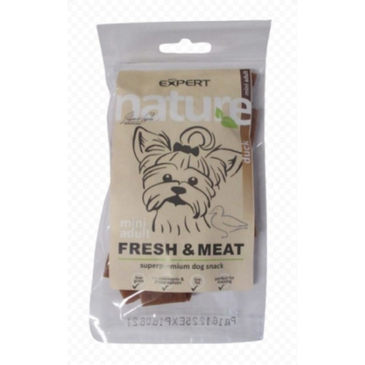 Pet Expert 60g kachní kousky dog AKCE