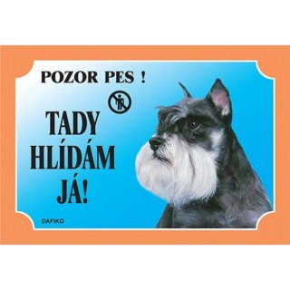 Cedulka knírač pepř a sůl AKCE