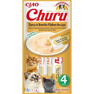 Churu Cat Tuna&Bonito Flakes Recipe 4x14g