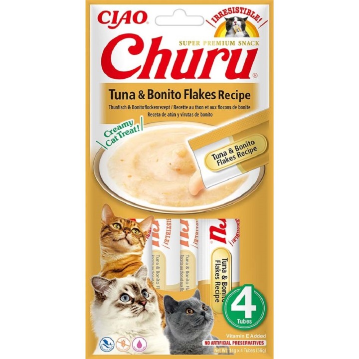 Churu Cat Tuna&Bonito Flakes Recipe 4x14g