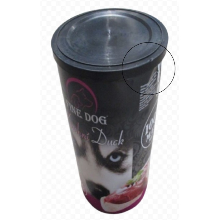 Poškozená Fine dog 1200g kachní 100% masa