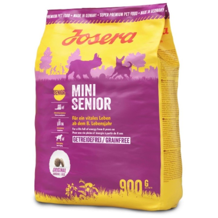 Poškozená Josera 800g Mini Senior dog