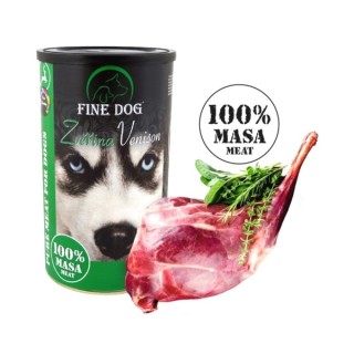 Poškozená Fine dog 1200g zvěřina 100% masa