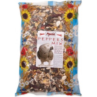 Poškozený Apetit papoušek s papričkami 800g