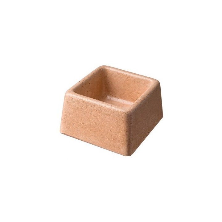 Miska beton č. 84 0,6l čtvercová šedá