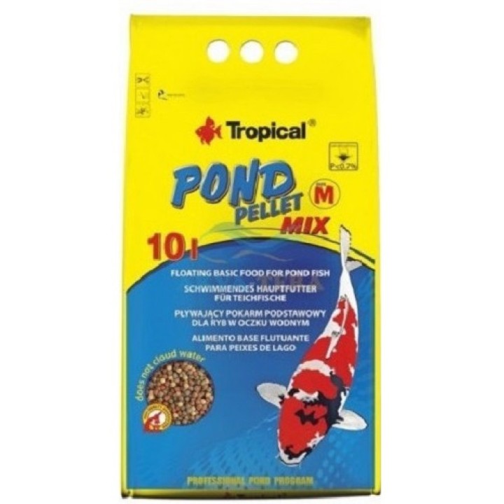 Poškozené Tropical Pond Pellet Mix 10l /1300g sáček