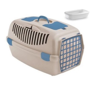 Přepravka - Gulliver č.2 55x36x35 béžová, plastová dvířka (600601_Z A)