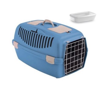 Přepravka - Gulliver č.2 55x36x35 modrá, kovová dvířka (600601_Z A)