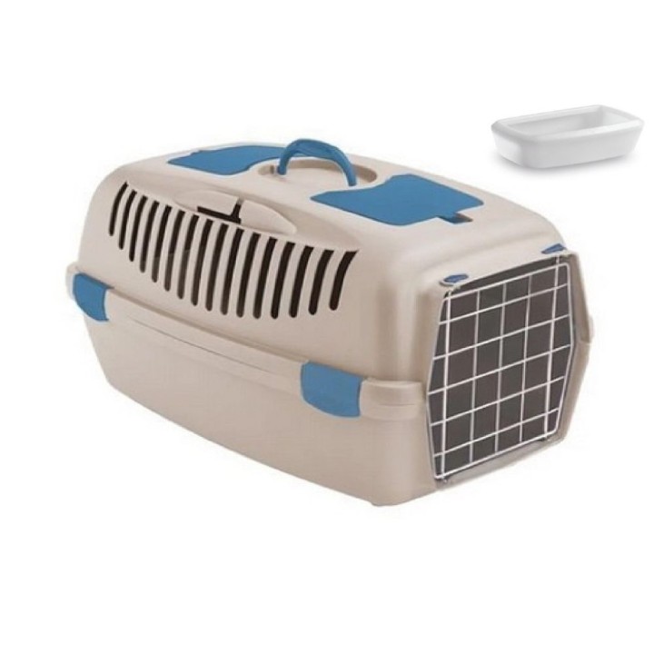 Přepravka - Gulliver č.2 55x36x35 béžová, kovová dvířka (600601_Z A)