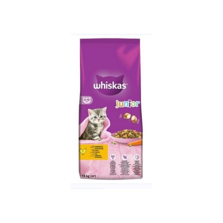 Whiskas 14kg junior cat  AKCE
