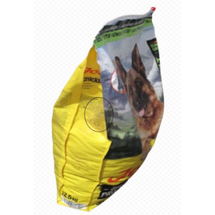 Poškozená Josera 12kg  A/S High Protein Adult with Chicken dog