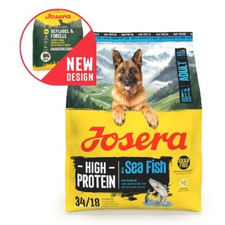 Poškozená Josera 12kg  A/S High Protein Adult with Sea Fish dog