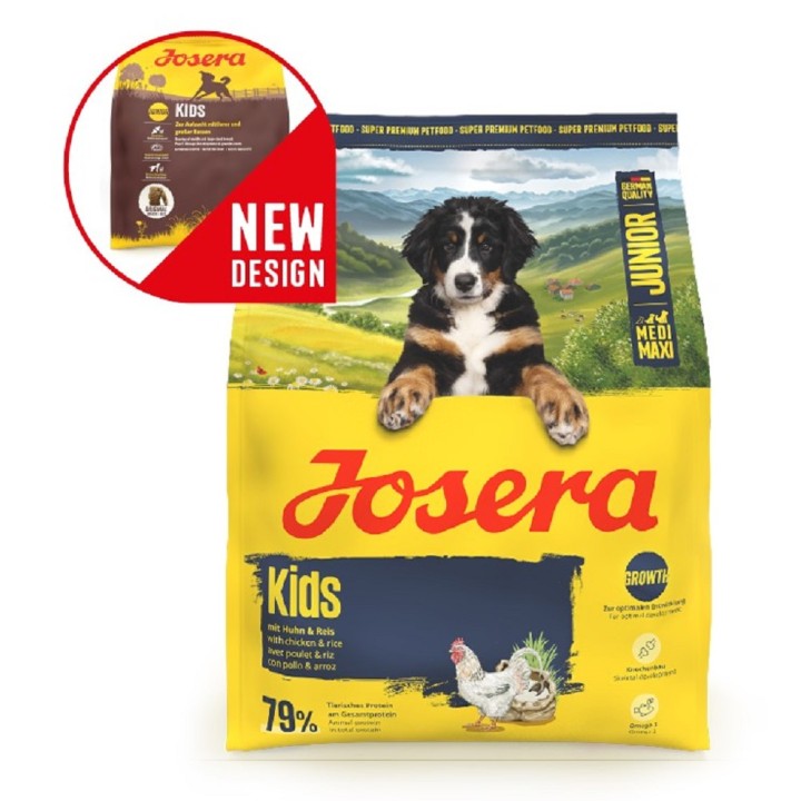 Poškozená Josera  2,5kg  M/M Junior Kids dog